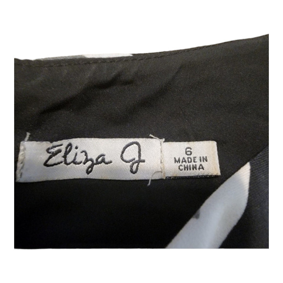 Eliza J Graphic Printed Jersey Dress size 6 - Picture 5 of 7